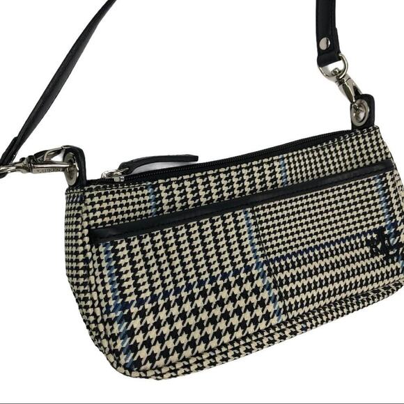 Ralph Lauren Monogram Houndstooth Canvas Mini Bag - Picture 9 of 16